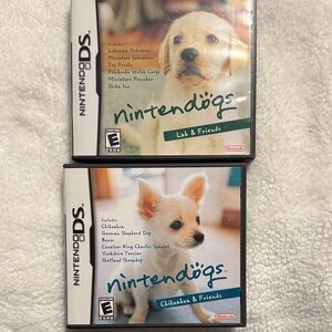 Nintendo DS Nintendogs Lab & Chihuahua Editions Bundle